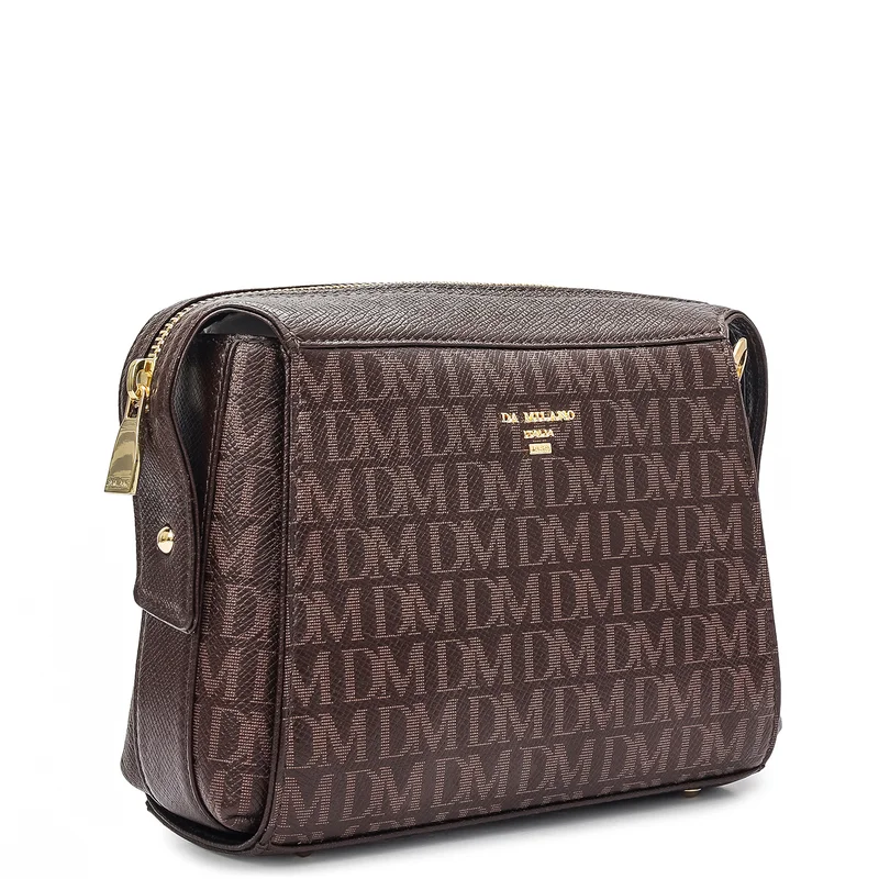 Da Milano Date Small Monogram Leather Sling - Date for Women | Best Price UAE